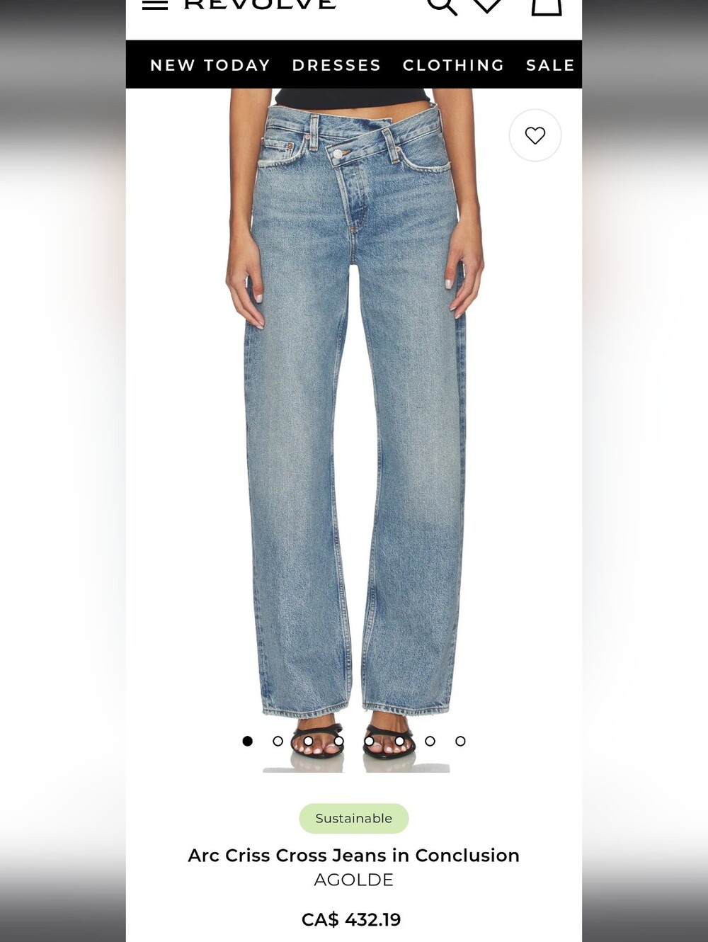 Agolde Criss Cross Jeans